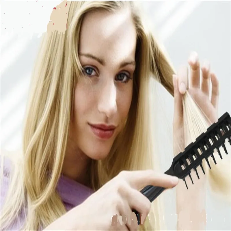 Alisador de Cabelo Elétrica Ionic Plana Escova Rápido Aquecimento Alisador Pente Varinha Cerâmica Ferro Penteado Seda Suave Ferramenta 18 Cheap Ferros alisamento