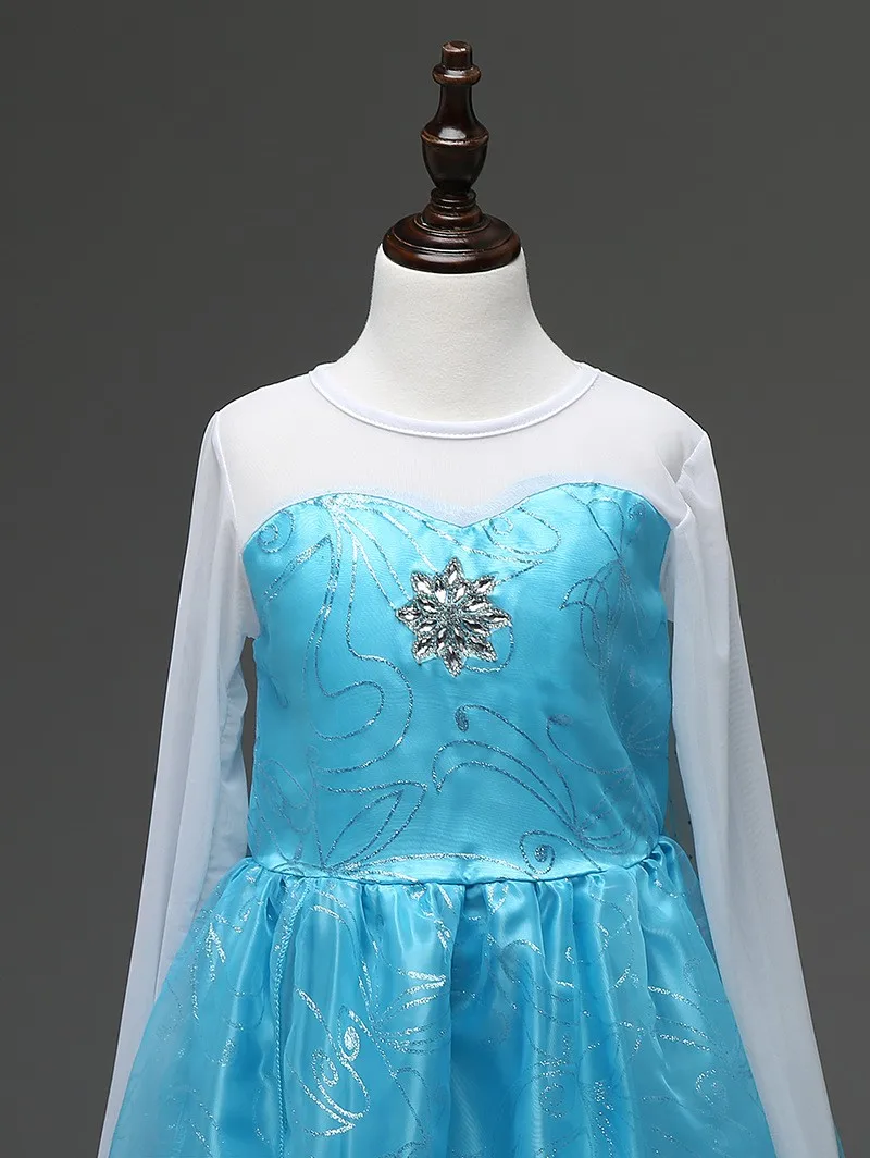 Disney Frozen Customs/Модная детская одежда для девочек платье Анны и Эльзы платья с Эльзой для маленьких девочек, детские платья принцессы, vestidos Infantis