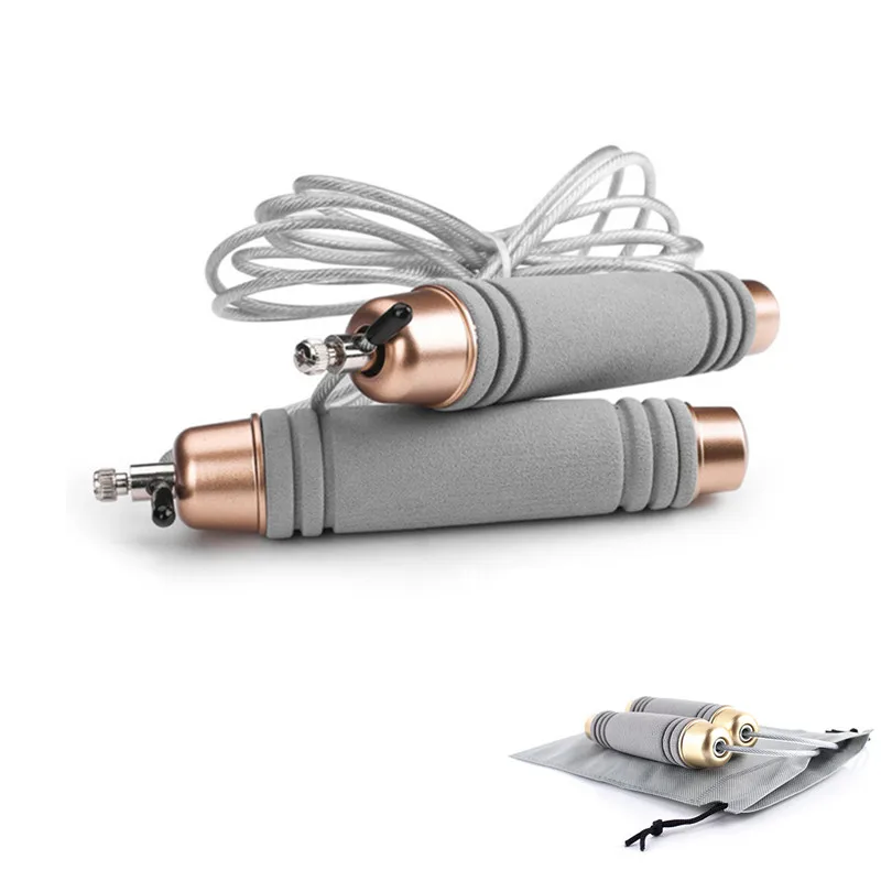 

Iron Head Wire Rope Skipping Standard Sports Fitness Jumping Rope Free Adjustment Skipping Rope