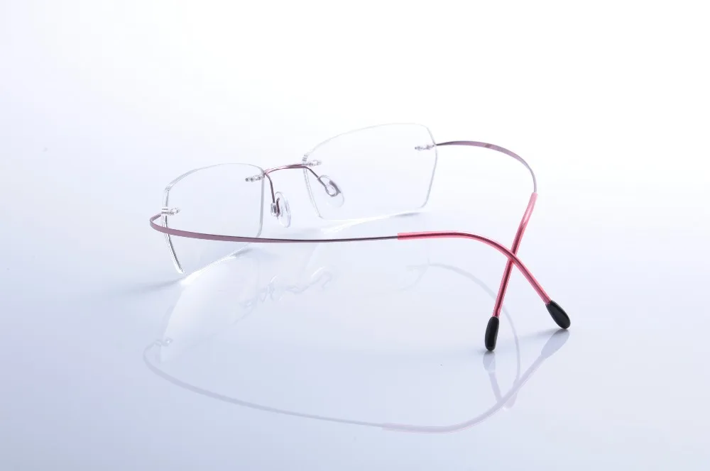 Модные мужские и женские титановые оправы для очков без оправы, ультра-светильник, эластичные оптические очки titanio gafas sin montura marco EV1356