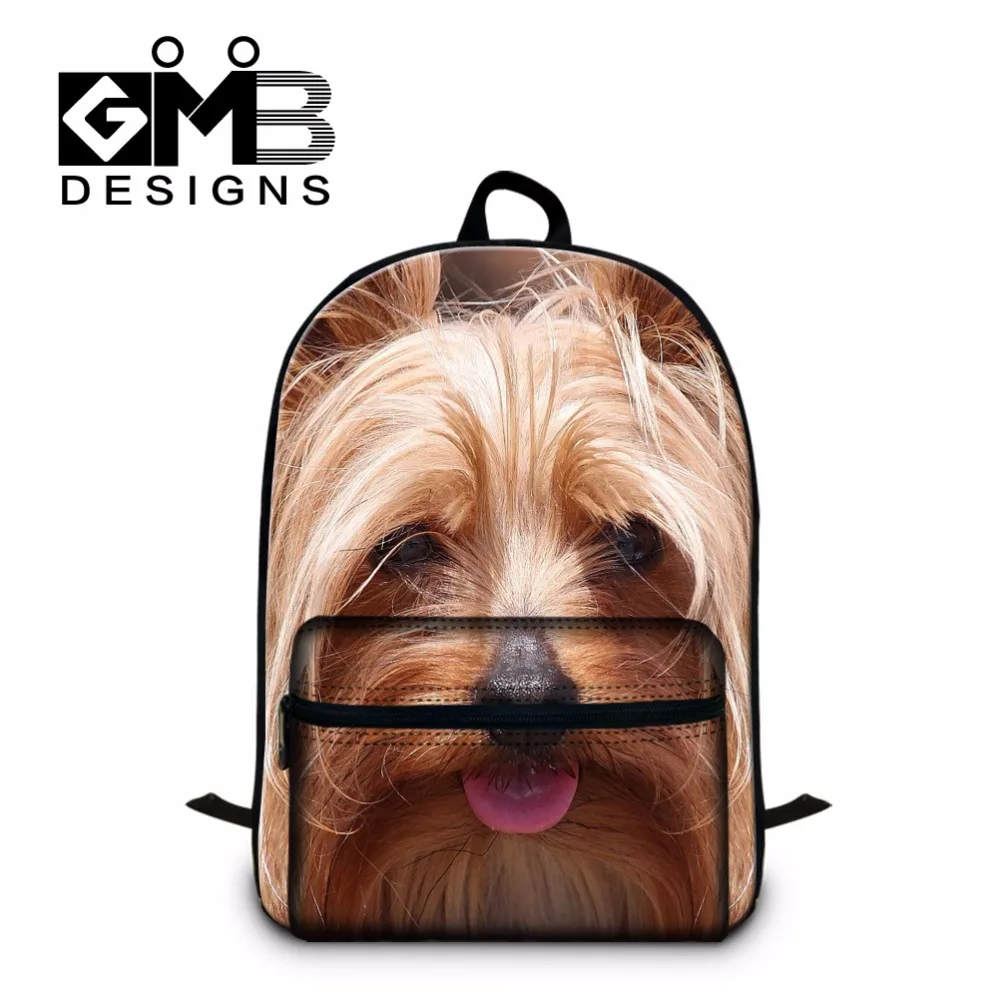 Dog Printed Backpacks Girls Cute Mochila for Teen Boys Shoulder School ...