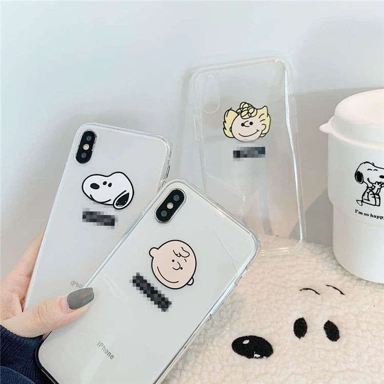 

Cartoon Cute Rabbit Phone Case For iphone XS Max Case For iphone XR X 6S 6 7 8 Plus Ultra Slim Soft TPU Cases Couples Cover