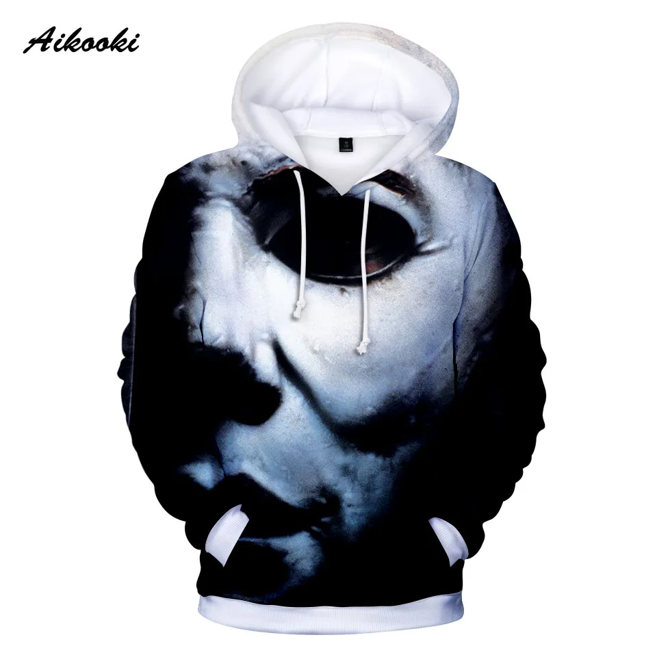 

New Christmas Halloween Sweatshirts Men/Women Fashion 3D Print Michael Myers halloween Hoodie Sweatershirt Casual Loose Pullover