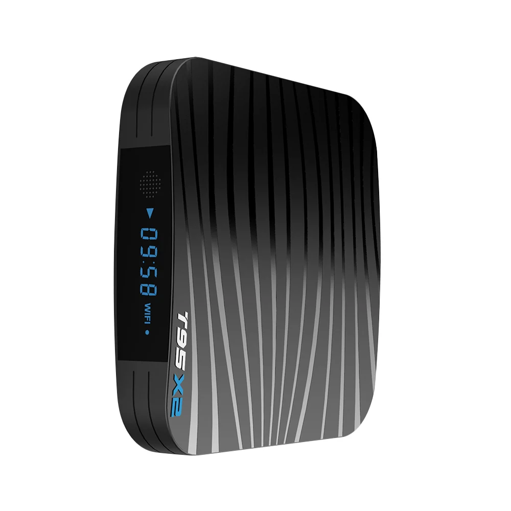 T95X2 Смарт Android 8,1 Tv Box Amlogic S905X2 4 ядра, 2 Гб оперативной памяти, 16 Гб встроенной памяти,/4 Гб оперативной памяти, 32 Гб встроенной памяти, 2,4G, Wi-Fi, 100 M Ethernet USB3.0 H.265 4 к HD медиа плеер