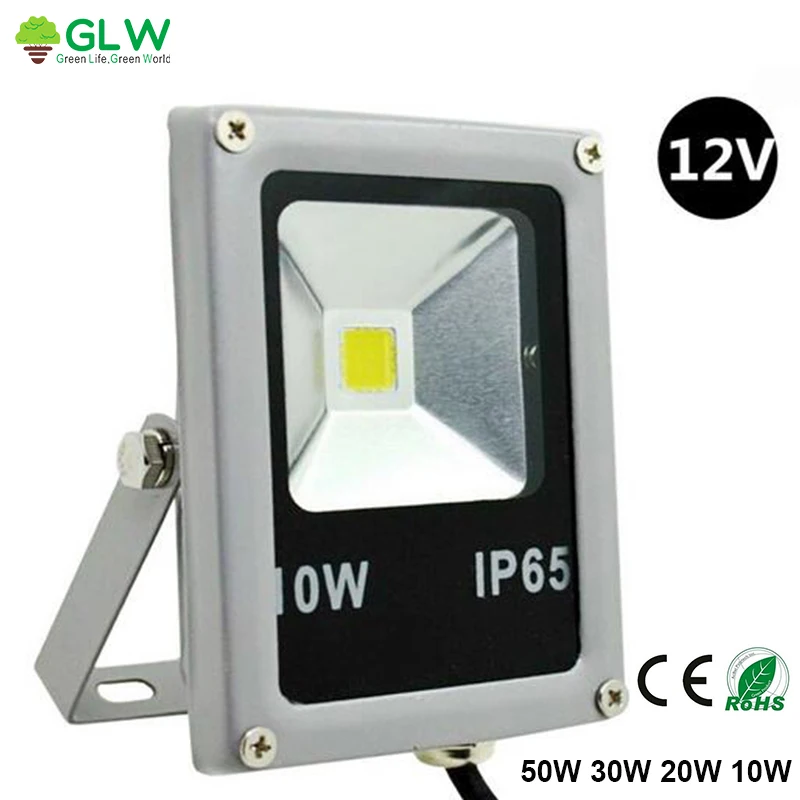 GLW 12 в 50 Вт 30 20 10 Светодиодный прожектор RGB Exterieur Focos светодиодный внешний холодный