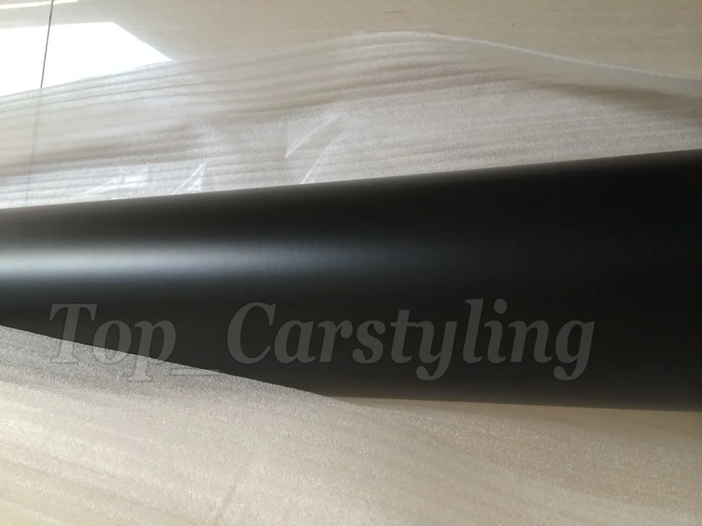 satin Matte black vinyl car wrapping film 3m satin wrapping (2)
