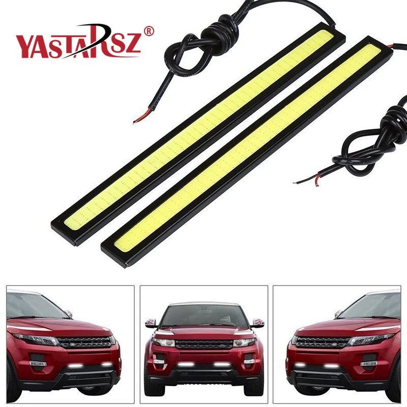 

1PCS 17cm 14cm 12V COB LED DRL Driving Daytime Running Lights Strip LED DRL Bar Stripes Panel Lamps Auto Driving Day time Lights