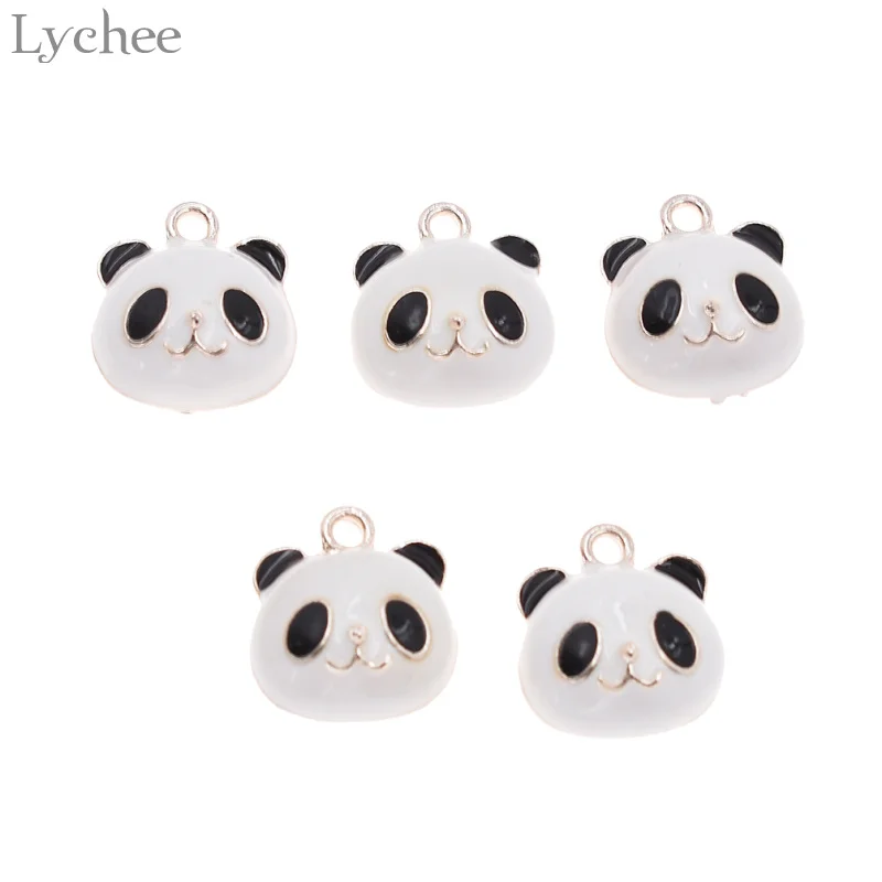 Lychee трендовые эмалированные подвески в форме животного из сплава модные