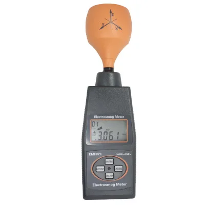 

Professional Digital Electrosmog Meter Portable agnetic High Frequency Field Intensity Meter Indicator EMF Tester With Package
