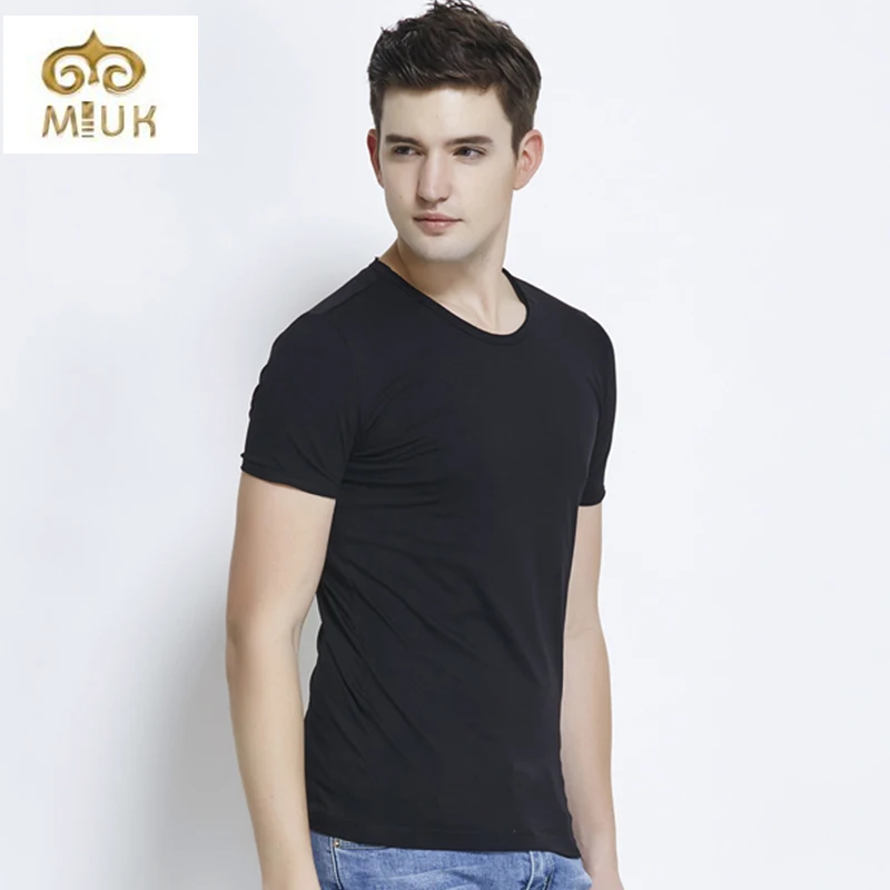 Fashion Mens Modal T Shirt brand clothing fitness cozy tee shirt homme ...