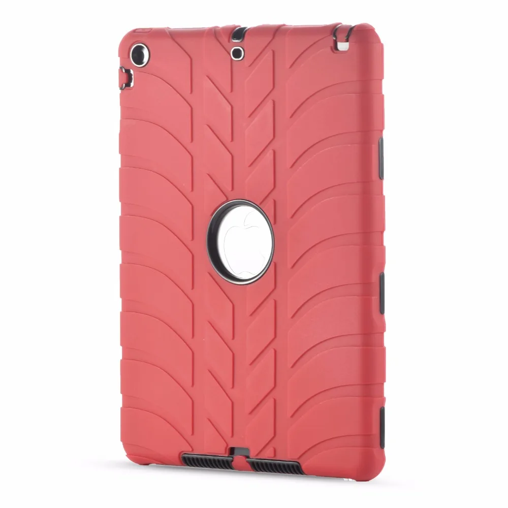 Броня Heavy Duty шин узор чехол для Apple iPad 9,7 2017 2018 A1822 A1823 A1893 5th 6th поколения coque Капа принципиально