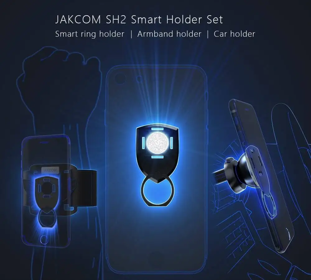 JAKCOM SH2 Smart держатель Комплект Горячая Распродажа в Smart Аксессуары как deportes pulseira технология iqos