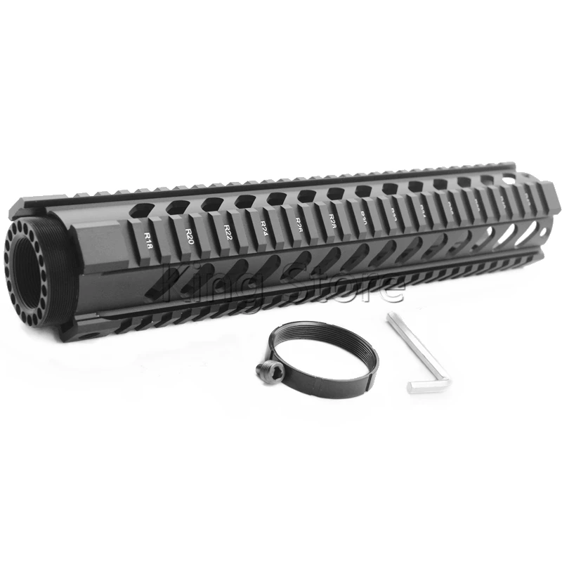 

AR -15 M4 Tactical Mid-Length 12 inch Free Float Handguard Picatinny Tube With End Cap