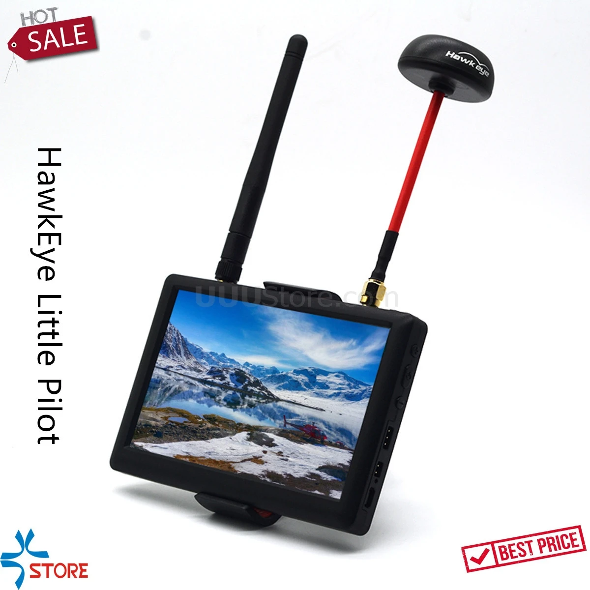 

HawkEye Little Pilot 3 5.8G FPV Monitor 5inch & Diversity Dual Receiver Support OSD FPV Ground Station for FPV Racing Drone