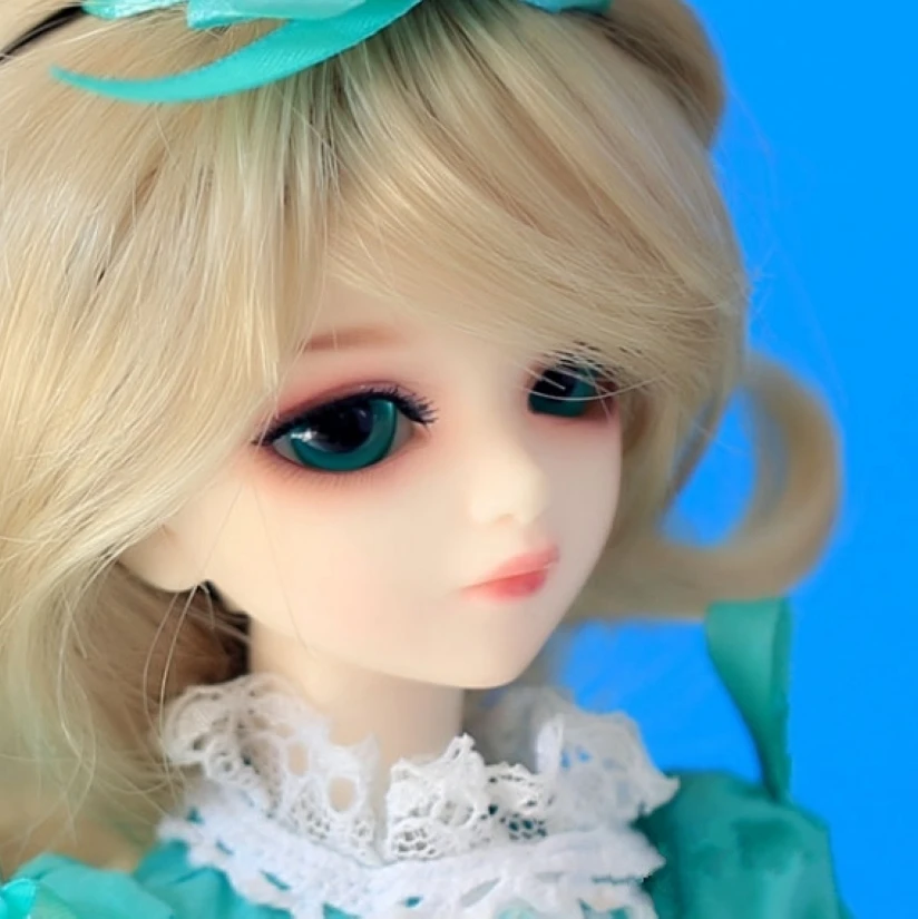 PF Black Wool Long Hair Extention//wig Hair For 1//3 SD DZ AOD BJD Doll