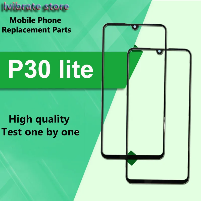

For Huawei P30 lite Front Outer Glass Lens Touch Panel Screen Replacement For Huawei P30lite Touch Glass Digitizer parts repair