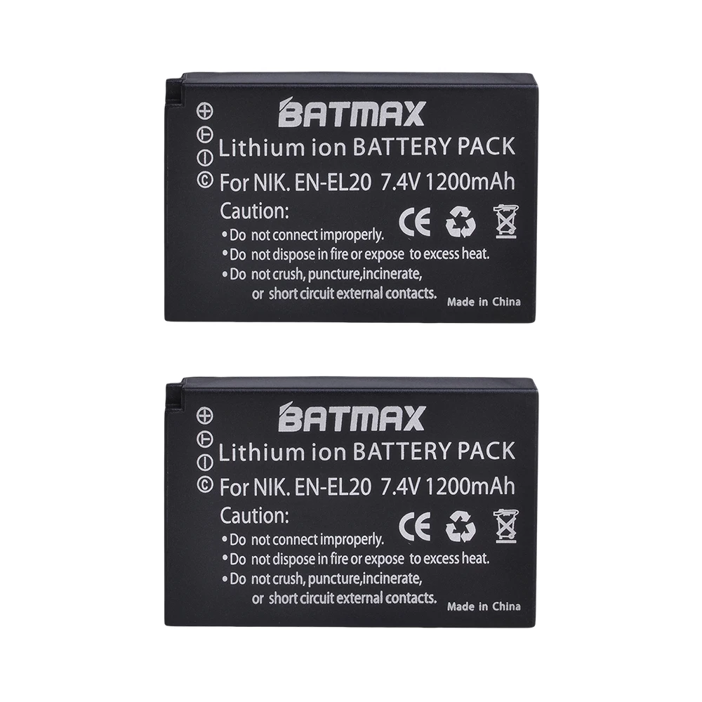 Preise 2Pcs EN EL20 EN EL20 EN EL20a Batterie + LCD Dual USB Ladegerät Typ C Port für Nikon Coolpix P1000 nikon1 J1, j2, J3 Nikon1 AW1