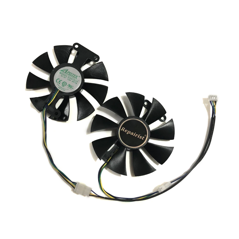 Вентилятор охлаждения GeForce GTX 1050 1060 950 960 GPU GA91S2H для ZOTAC GTX1050Ti X Gaming GTX760 2GD5 HB карты в