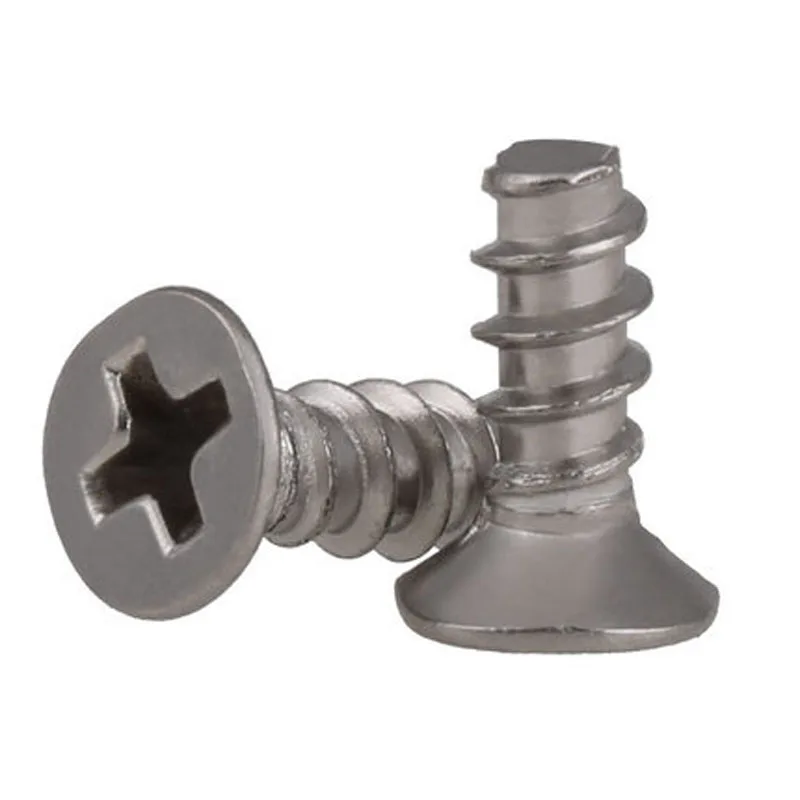 50pcs M2 M2.2 304 stainless steel Countersunk head Self-tapping screws Phillips screw Flat slotted Bolt 4mm-10mm Length | Обустройство