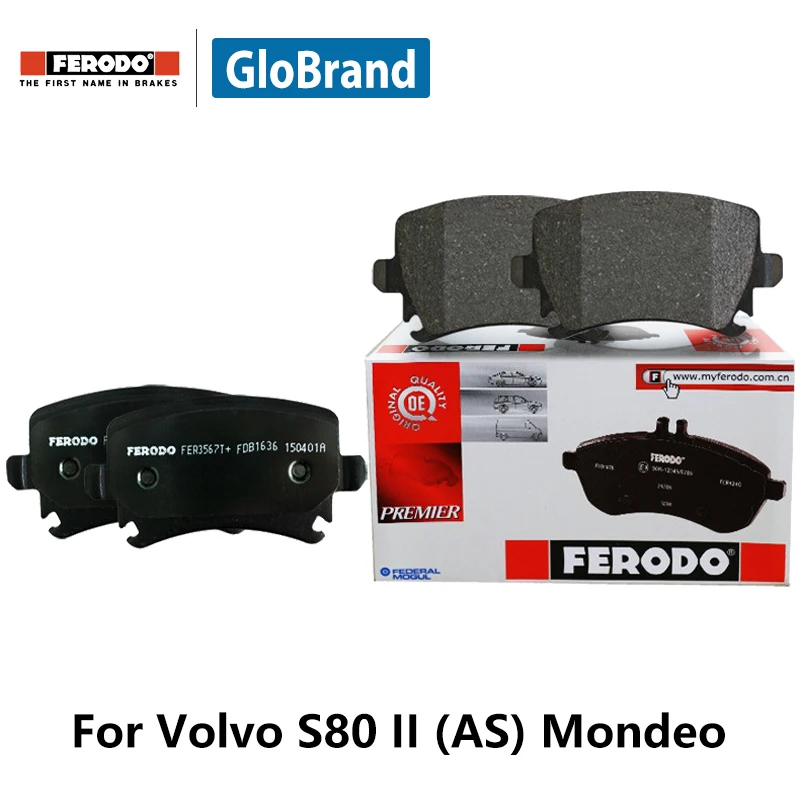 4 шт./компл. ferodo задние тормозные колодки для Volvo S80 II (as) d 2.4 Ford Mondeo Чжишен FDB1917-D |