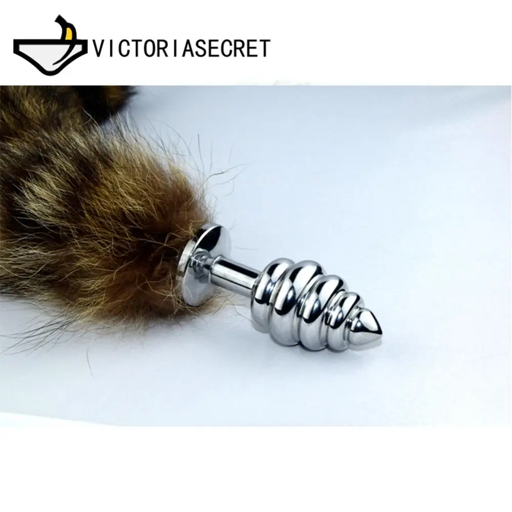 Anal Butt Plug Sex Toys Shop Anal Plug Prostate Massager Fox Tail Balls Sex Beads Toy Big Fox Tail Butt Plugs For Men And Woman Couple Gay BDSM Bondage Toy Cosplay Homosexual Animal Toys For Adults Erotic Goods