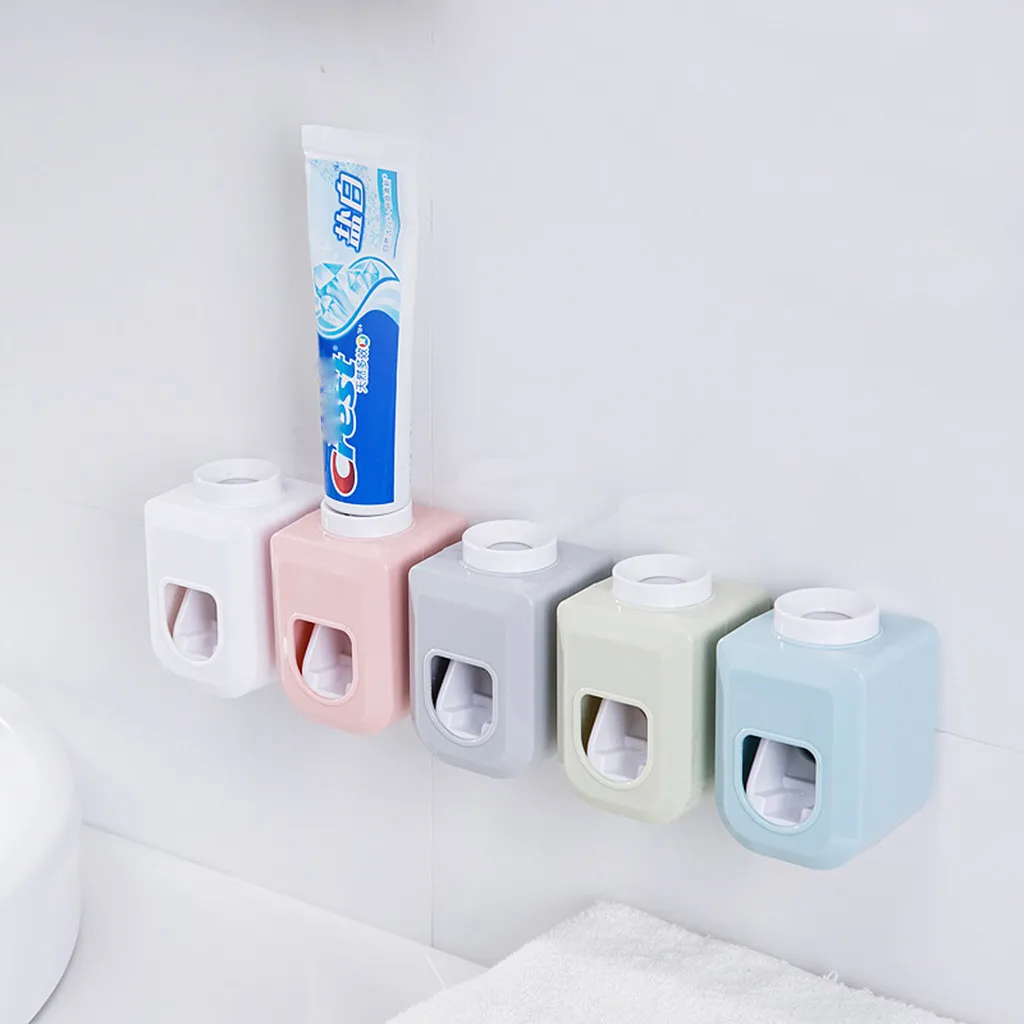 Автоматический диспенсер для зубной пасты настенный клейкий пластиковый соковыжималка для зубной пасты для ванной комнаты бытовые товары# BL1