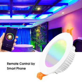 

Smart WiFi LED Downlight 7W Recessed Ceiling Lamp Dimmable APP Remote Control Compatible with Amazon Alexa Google Assistant