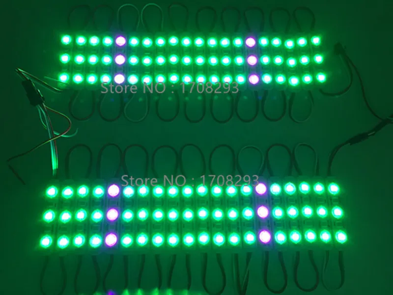 500 шт. WS2811 пиксель rgb led модуль 3 светодиодов DC 12 В матовый цифровой адресный Цвет свет IP66 для новогодней вечеринки