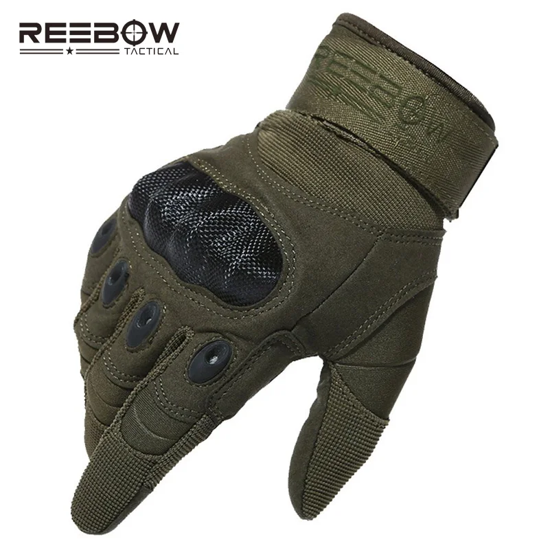  REEBOW TACTICAL Military Outdoor Hunting Cycling Gloves Full Finger Sports Combate Army Anti-slip C