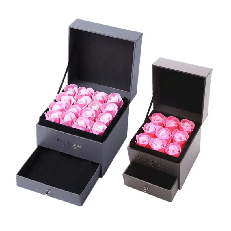 rose gift box artificial flowers  (27)