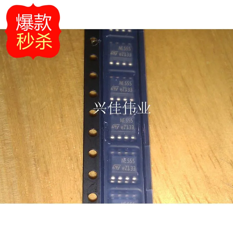 

10PCS New original authentic NE555 NE555DT SOP-8 SMD Clock / Timing ST