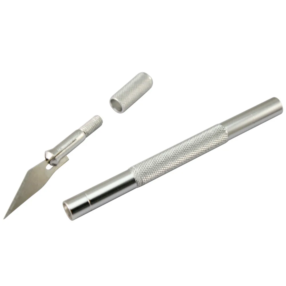 9 Blades Fruit Food Craft Sculpture Engraving Knife Scalpel DIY Cutting Tool (7)