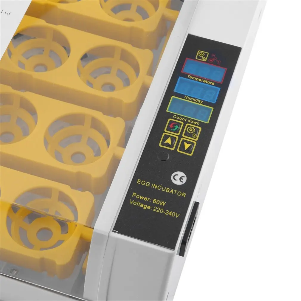  Practical 24 Eggs Large Capacity Mini Incubator For Chicken Poultry Quail Turkey Eggs Home Use Auto