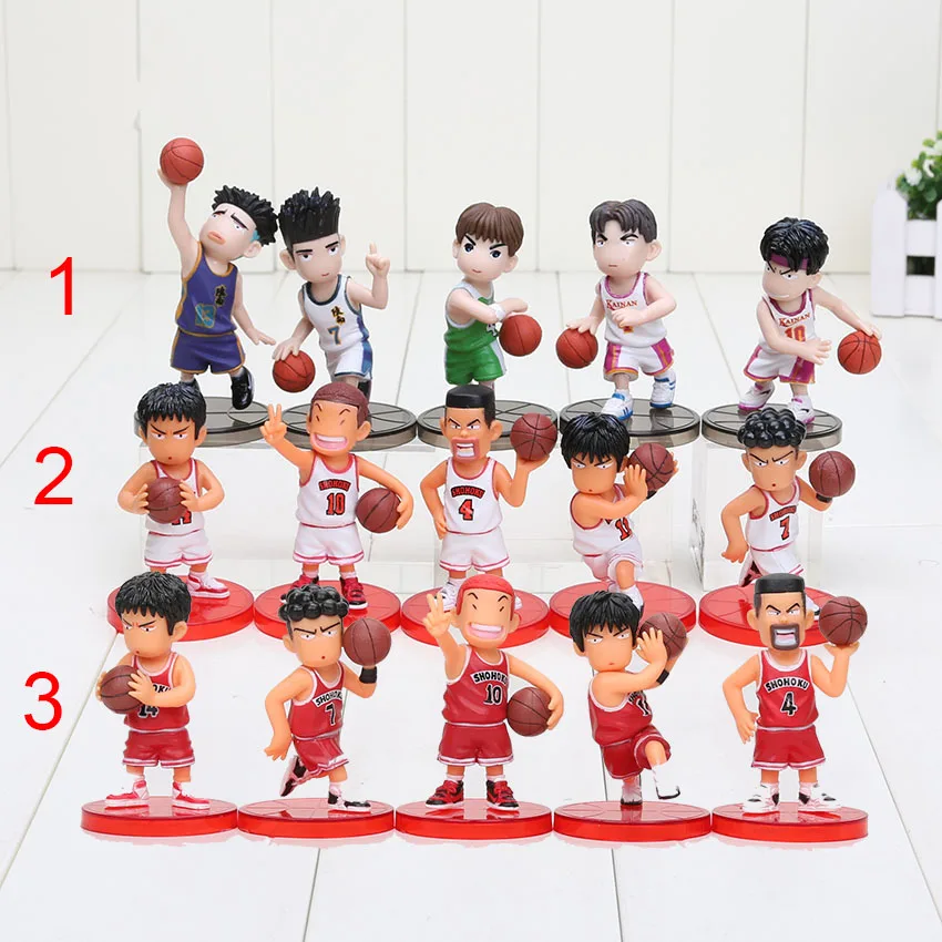 8cm 5pcs/set Slam Dunk action Figures Japanese Anime action Figure