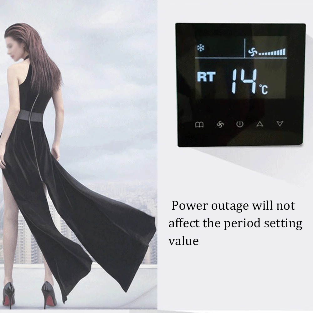 Central Air Conditioning Switch Thermostat Thermometer Intelligent