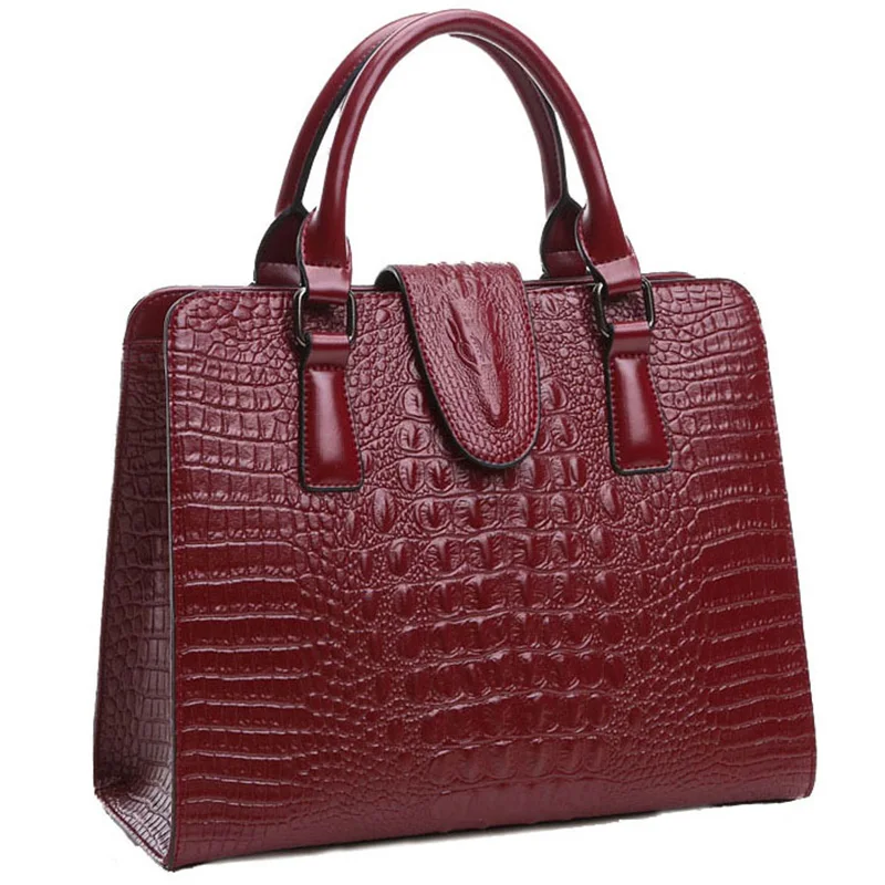 CNMIUTER Genuine leather bag ladies crocodile pattern Women messenger bags handbags women famous brand designer high quality CNMIUTER Genuine leather bag ladies crocodile pattern Women messenger bags handbags women famous brand designer high quality
