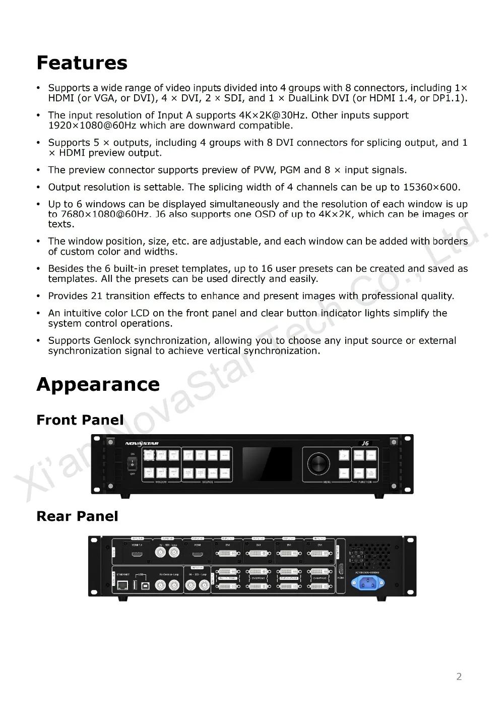 J6 Specifications-Rev1.0.1_01