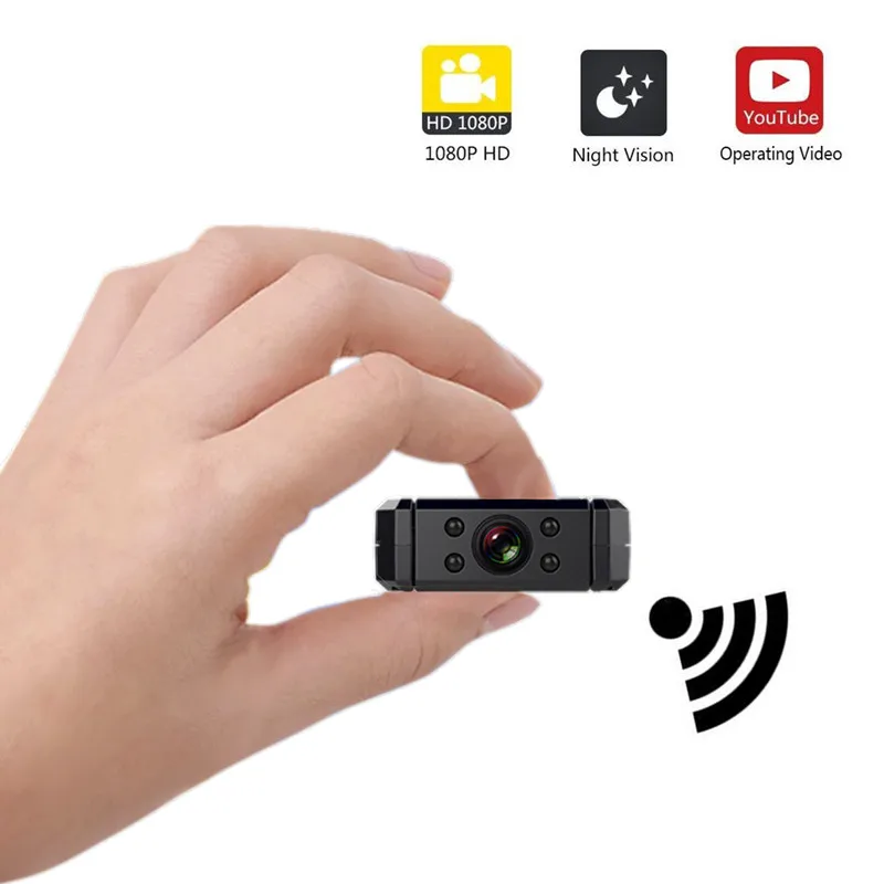 Sansnail wifi микро камера Мини P2P IP мини видеокамера инфракрасное ночное видение