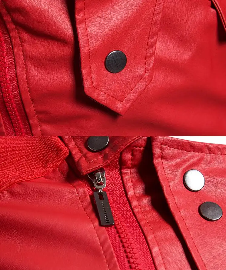 M-4XL байкерская куртка из искусственной кожи черного и красного цвета; мужская куртка из искусственной кожи; коллекция года; сезон осень; модная повседневная кожаная брендовая куртка; пальто в стиле панк