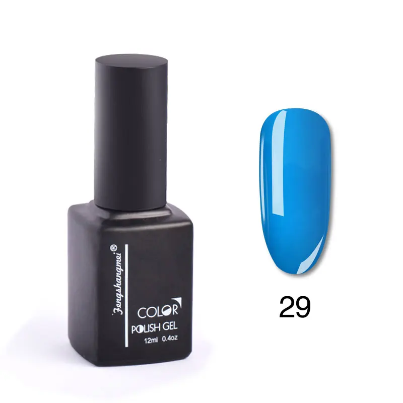 Fengshangmei 12 мл Гель-лак для ногтей цветной лак для ногтей профессиональный дизайн УФ-гель лак замачиваемый Гель-лак - Цвет: C29