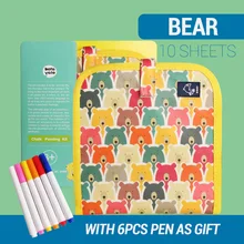 Детская Доска книга для рисования детская книга для рисования Двухсторонняя доска для рисования доска