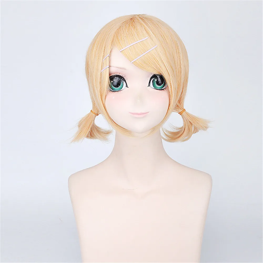 Женский парик для Хэллоуина Kagamine Len VOCALOID Rin вечерние костюмы косплея|Костюмы