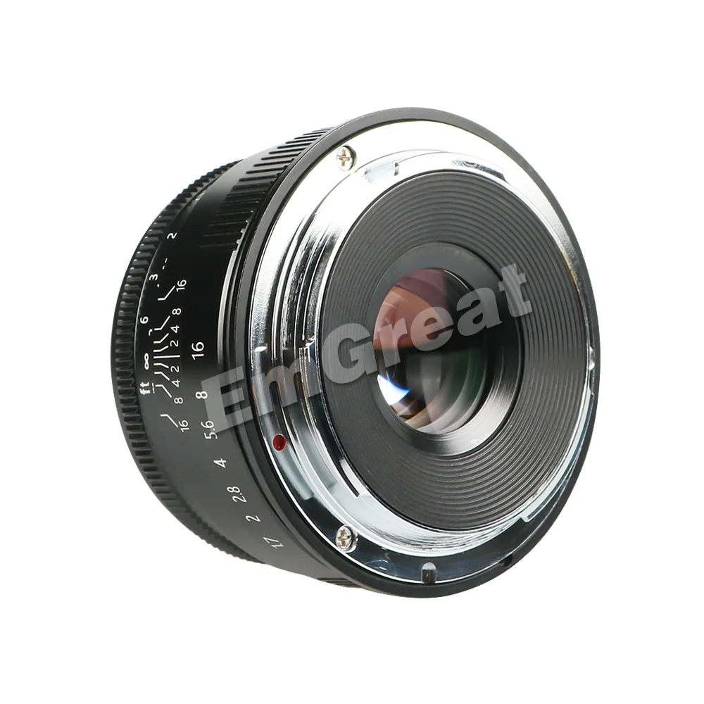 Brightin Star 35 мм F1.7 объектив с большой апертурой с ручной фокусировкой для sony E-mount/для Fuji/M4/3 mount беззеркальных камер