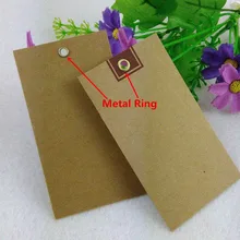 Защитная одежда из крафт-бумаги теги крафт-бумага, ярлыки для подарков металла укрепить ярлыки с отверстиями 9x4 см с металлическими заклепками; туфли-лодочки кольцо Теги бумажные карточки ручной работы 100 шт