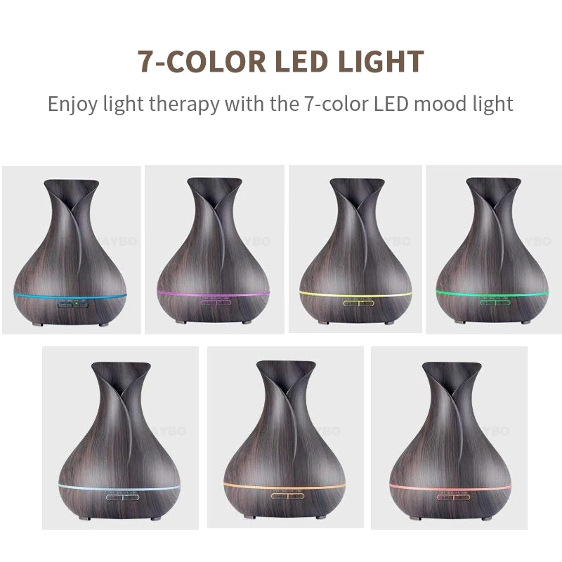 KBAYBO 500mL Fernbedienung Große Kapazität Luftbefeuchter für Öl Elektrische Aroma Diffusor Ultraschall luftbefeuchter für Home