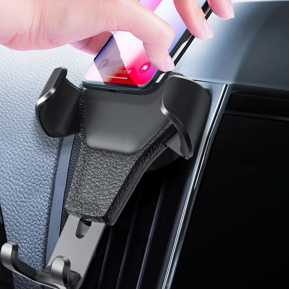 Тяжести Автомобильный держатель для телефона в Автомобиль Air Vent клип без магнитный держатель для мобильного телефона ячейки стенд Поддержка автомобильные аксессуары