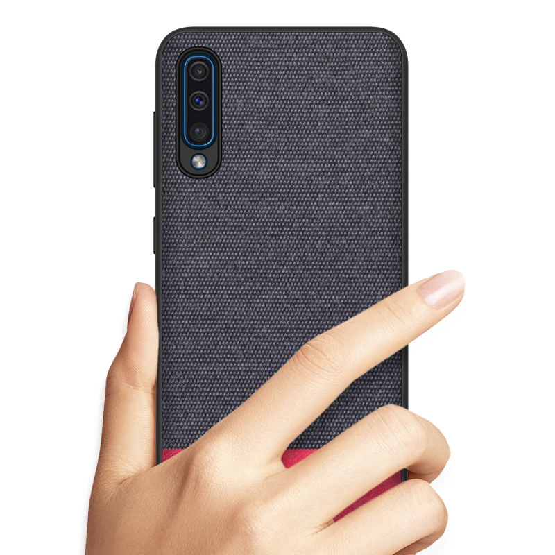 Чехол для Samsung A50 Силиконовый ТПУ тканевый чехол накладка Galaxy A10 A30 A40 A70 чехлы