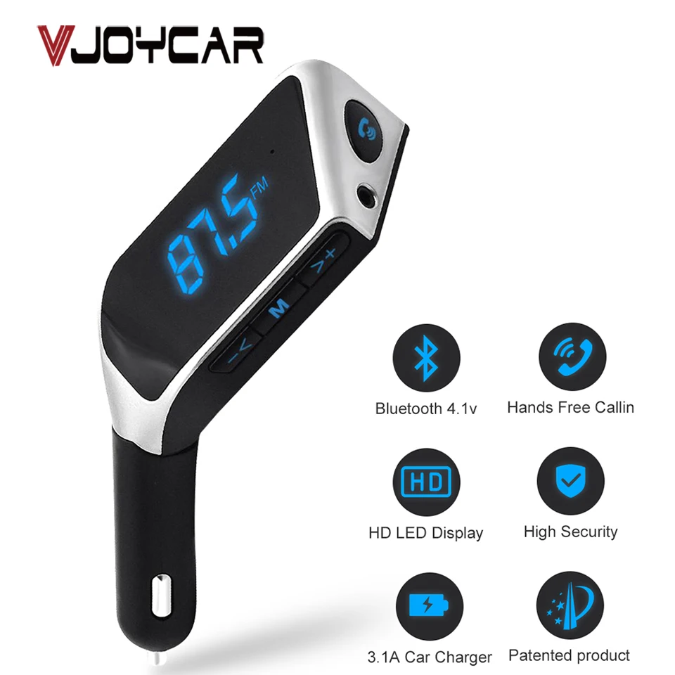 

4-in-1 Hands Free Wireless Bluetooth FM Transmitter AUX Modulator Car Kit MP3 Player SD USB LCD New Car Accessories