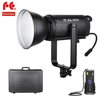 

FalconEyes BL-30TD 300W Light w/ Touch Screen Control Box CRI 95 Bi-color Studio Continuous LED Studio Fill Light for Movie/Film