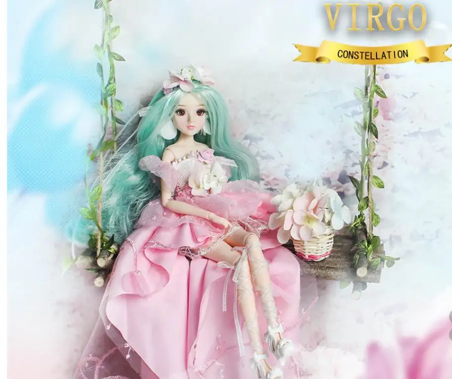 Кукла BJD Blyth mm girl Созвездие серии 35 см куклы для тела имя девушки Зеленая мята